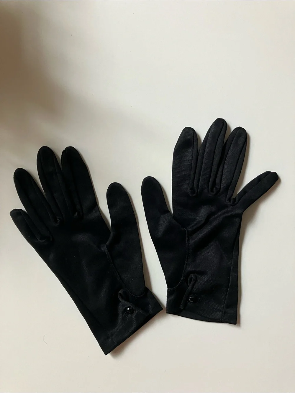 Vintage Kayser Black Dress Gloves 6 1/2